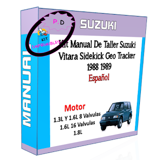 Manual Taller Suzuki Vitara Sidekick Geo Tracker 1988 1989