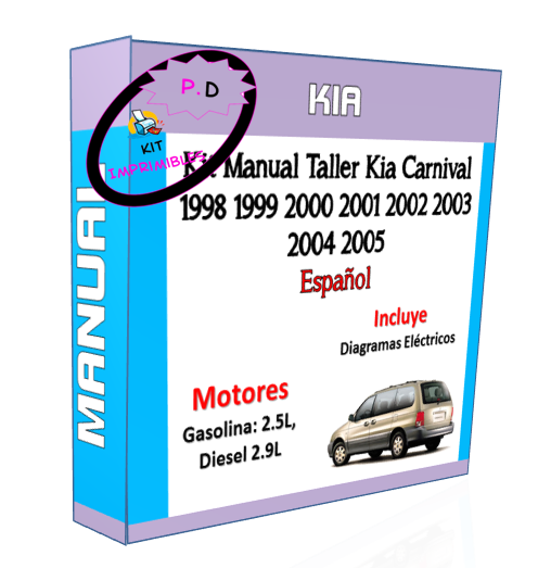 Manual Taller Kia Carnival 1998 1999 2000 2001 2002 2003-05