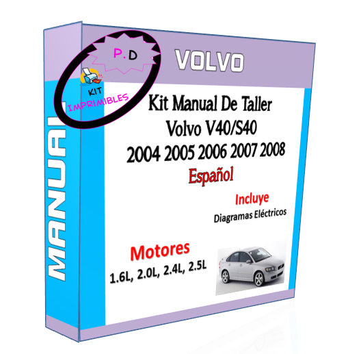 Manual De Taller Volvo V40/S40 2004 2005 2006 2007 2008