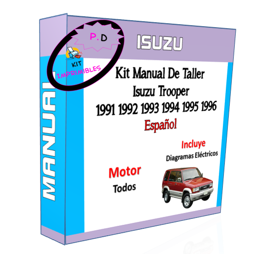 Manual De Taller Isuzu Trooper 1991 1992 1993 1994 1995 1996