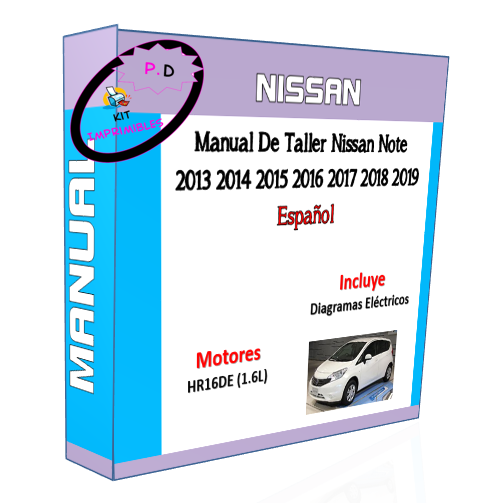 Manual Taller Nissan Note 2013 2014 2015 2016 2017 2018 2019