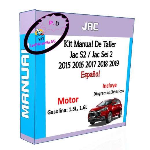 Manual De Taller Jac S2/ Jac Sei 2 2015 2016 2017 2018 2019