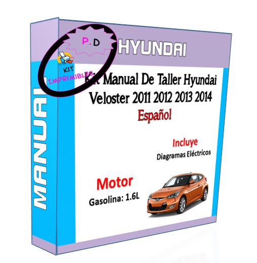 Manual De Taller Hyundai Veloster 2011 2012 2013 2014 Esp.