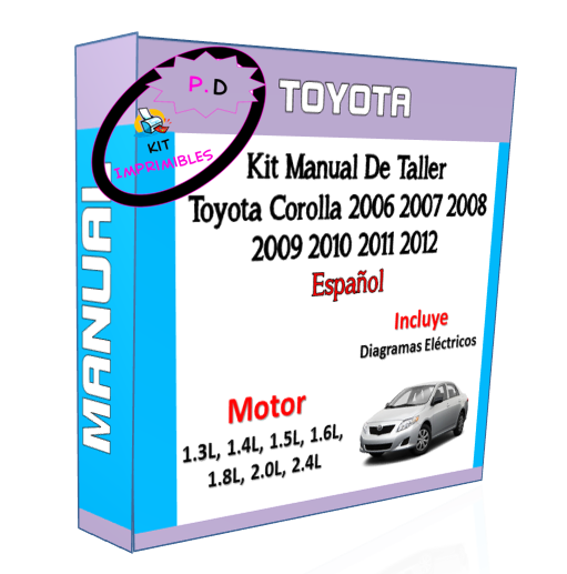 Manual Taller Toyota Corolla 2006 2007 2008 2009 2010-2012