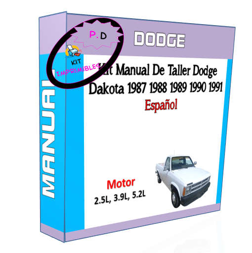 Manual De Taller Dodge Dakota 1987 1988 1989 1990 1991