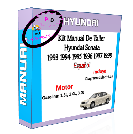 Manual De Taller Hyundai Sonata 1993 1994 1995 1996 1997-98