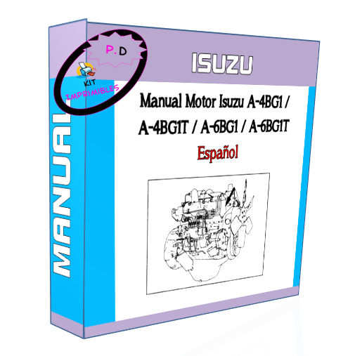 Manual Motor Isuzu A-4BG1 / A-4BG1T / A-6BG1 / A-6BG1T Esp.