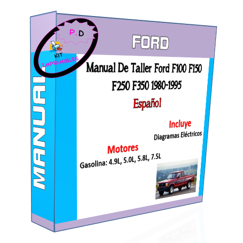 Manual De Taller Ford F100 F150 F250 F350 1980-1995 Español