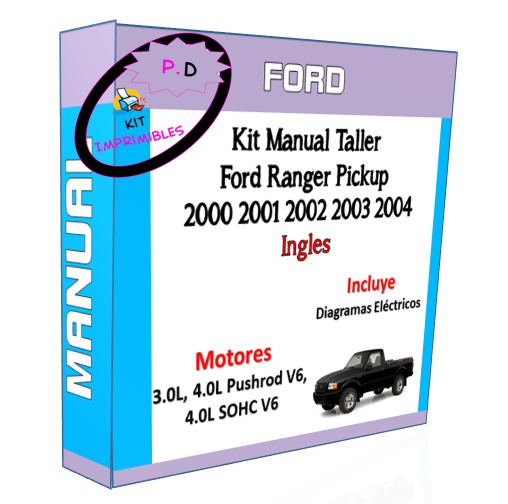 Manual Taller Ford Ranger Pickup 2000 2001 2002 2003 2004