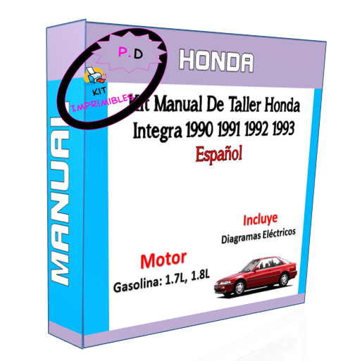 Manual De Taller Honda Integra 1990 1991 1992 1993 Español