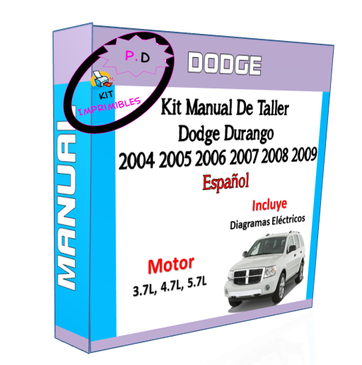 Manual De Taller Dodge Durango 2004 2005 2006 2007 2008 2009