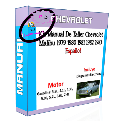 Manual De Taller Chevrolet Malibu 1979 1980 1981 1982 1983