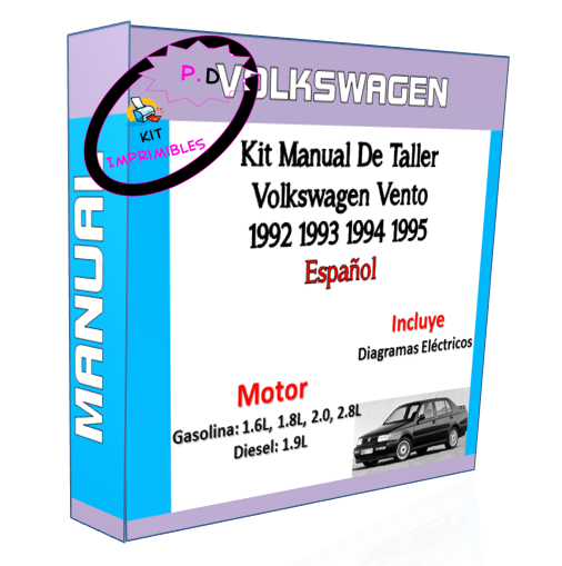 Manual De Taller Volkswagen Vento 1992 1993 1994 1995 Esp.