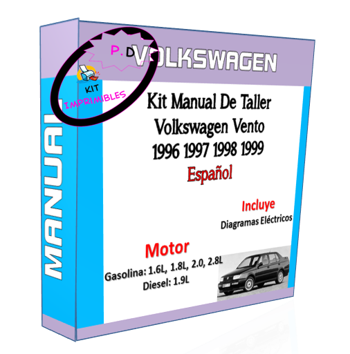 Manual De Taller Volkswagen Vento 1996 1997 1998 1999 Esp.