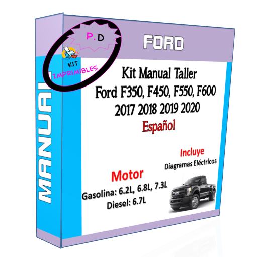 Workshop Manual Ford F350, F450, f550, F600 2017 2018 2019 2020
