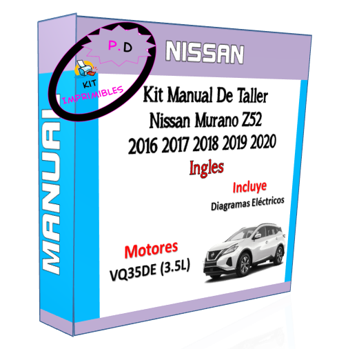 Manual De Taller Nissan Murano Z52 2016 2017 2018 2019 2020