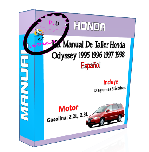 Manual De Taller Honda Odyssey 1995 1996 1997 1998 Español