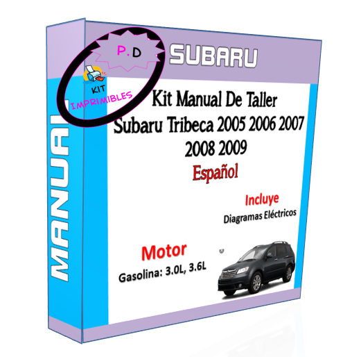 Manual De Taller Subaru Tribeca 2005 2006 2007 2008 2009 Esp