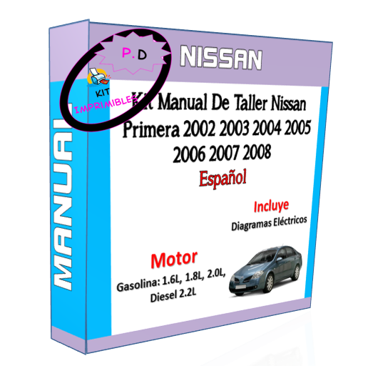 Manual Taller Nissan Primera 2002 2003 2004 2005 2006-2008