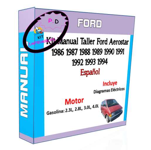 Manual Taller Ford Aerostar 1986 1987 1988 1989 1990 1991-94