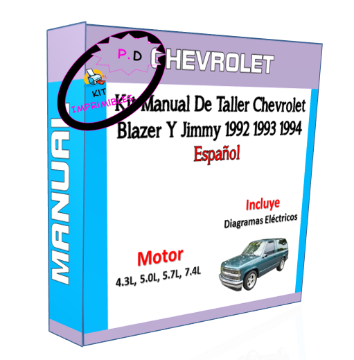 Manual De Taller Chevrolet Blazer Y Jimmy 1992 1993 1994 Esp