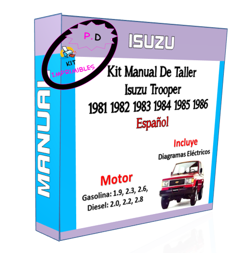 Manual De Taller Isuzu Trooper 1981 1982 1983 1984 1985 1986