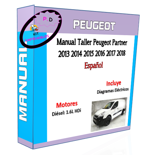 Manual Taller Peugeot Partner 2013 2014 2015 2016 2017 2018 Español