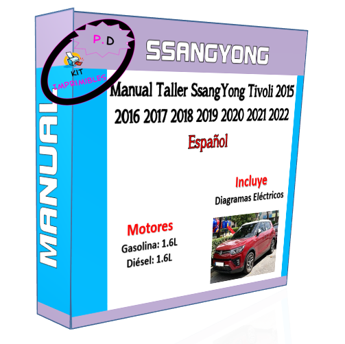 SsangYong Tivoli 2015 2016 2017 2018 2019-2022 Workshop Manual English