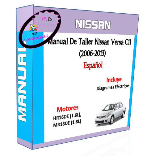 Manual De Taller Nissan Versa C11 (2006-2013) En Español