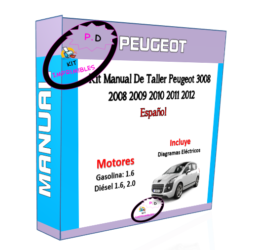 Manual De Taller Peugeot 3008 2008 2009 2010 2011 2012 Esp.