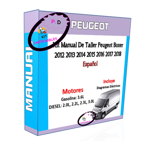 Manual De Taller Peugeot Boxer 2012 2013 2014 2015 2016-2018