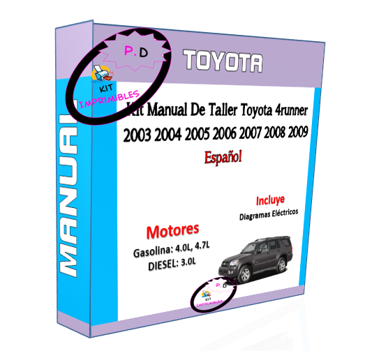 Workshop Manual Toyota 4runner 2003 2004 2005 2006 2007-2009