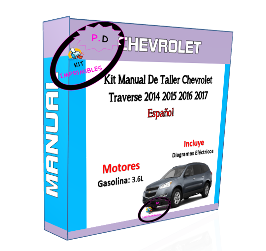 Manual De Taller Chevrolet Traverse 2014 2015 2016 2017 Esp.