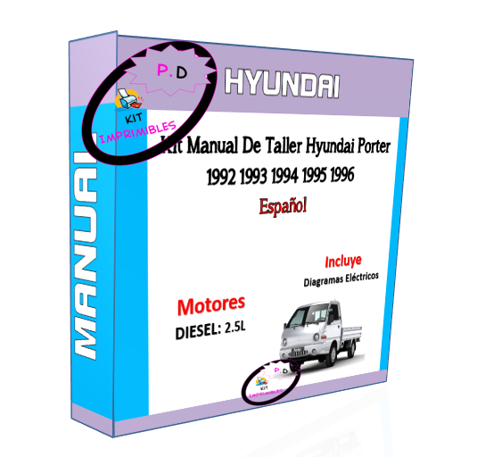 Manual De Taller Hyundai Porter 1992 1993 1994 1995 1996 Esp