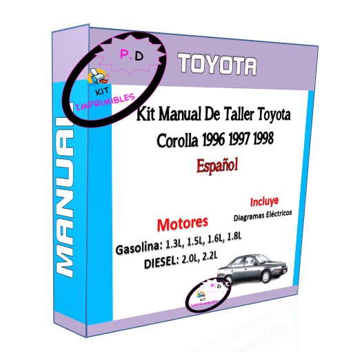 Manual De Taller Toyota Corolla 1996 1997 1998 Español