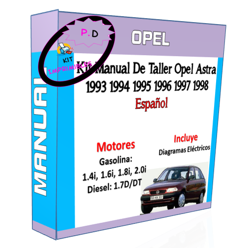 Manual De Taller Opel Astra 1993 1994 1995 1996 1997 1998