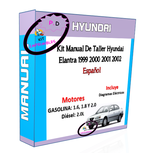 Manual De Taller Hyundai Elantra 1999 2000 2001 2002 Español