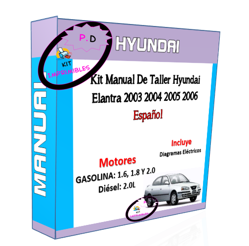 Manual De Taller Hyundai Elantra 2003 2004 2005 2006 Español