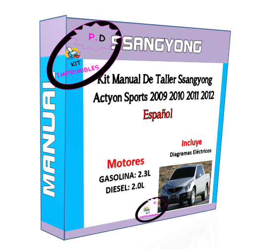 Manual De Taller Ssangyong Actyon Sports 2009 2010 2011 2012