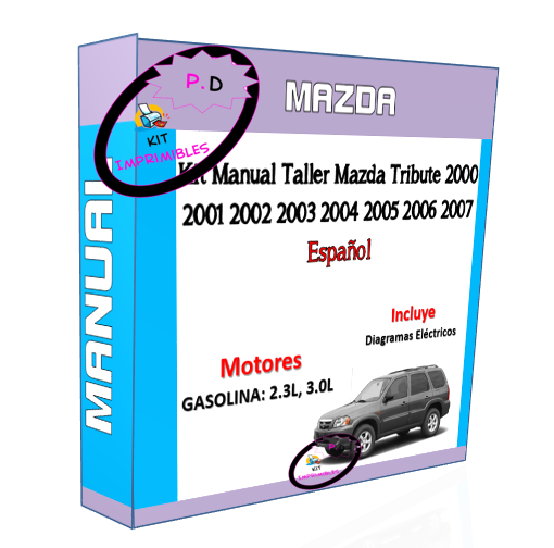 Mazda Tribute Workshop Manual 2000 2001 2002 2003 2004 2005-07