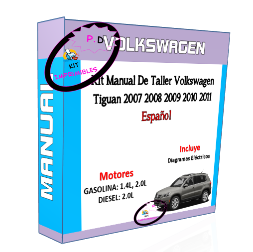 Manual De Taller Volkswagen Tiguan 2007 2008 2009 2010 2011