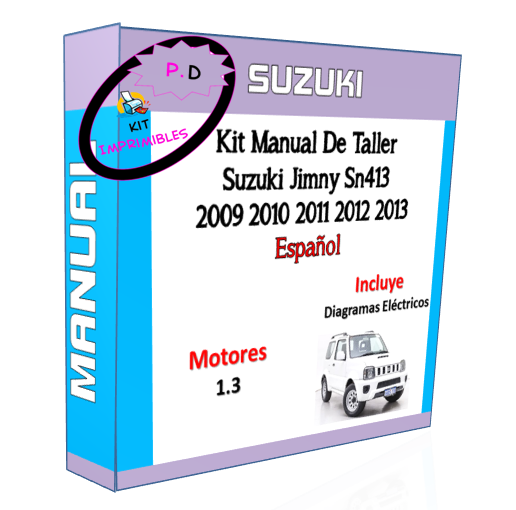 Manual De Taller Suzuki Jimny Sn413 2009 2010 2011 2012 2013