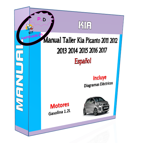 Manual Taller Kia Picanto 2011 2012 2013 2014 2015 2016 2017