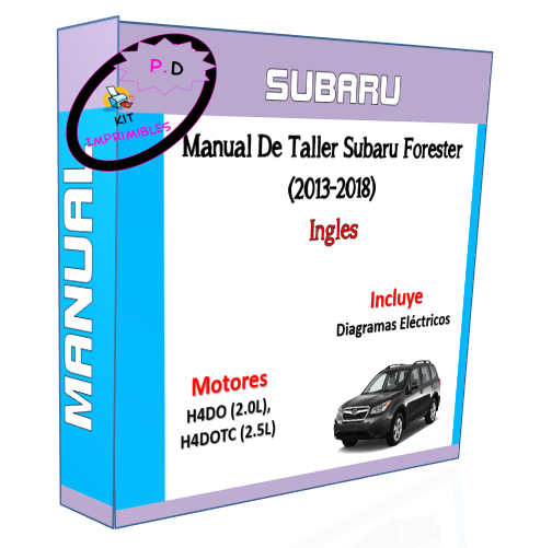 Manual De Taller Subaru Forester (2013-2018) En Inglés