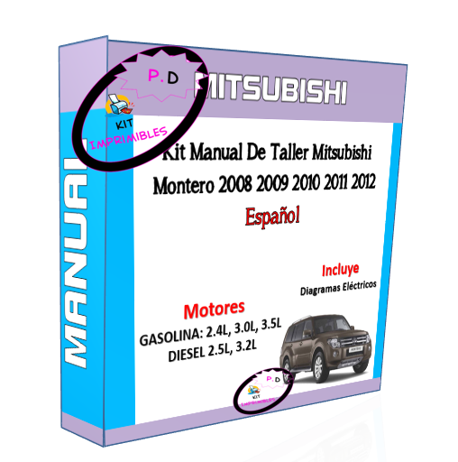 Manual De Taller Mitsubishi Montero 2008 2009 2010 2011 2012