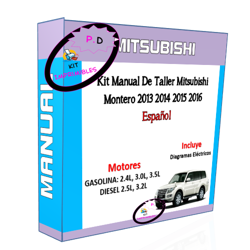 Manual De Taller Mitsubishi Montero 2013 2014 2015 2016 Esp.