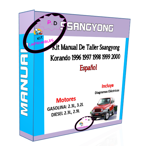 Manual De Taller Ssangyong Korando 1996 1997 1998 1999 2000