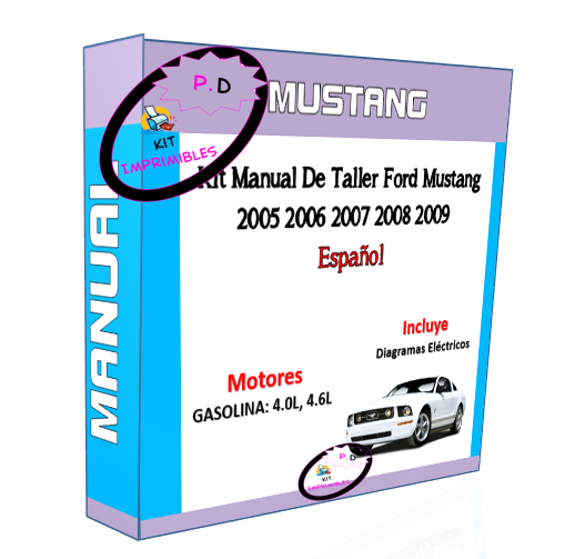 Manual De Taller Ford Mustang 2005 2006 2007 2008 2009 Esp.