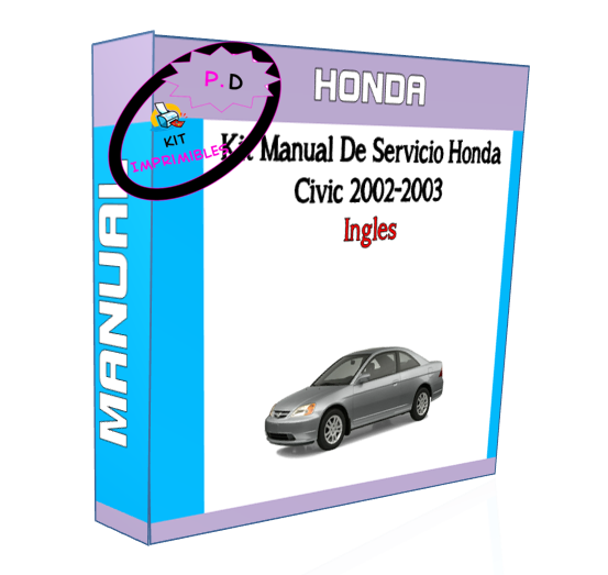 Manual De Taller Servicio Honda Civic 2002-2003 Ingles