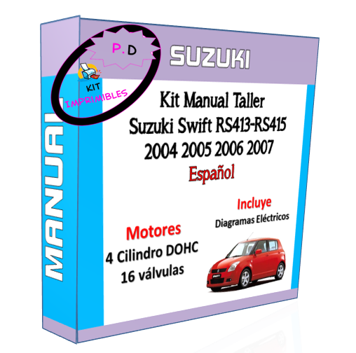 Manual Taller Suzuki Swift Rs413-rs415 2004 2005 2006 2007